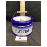 Stoneware crock butter jar