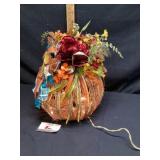 Lighted fall decor