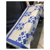 Hand sewn quilt approximately 70 x 84