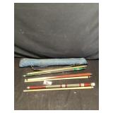 3 pool cues