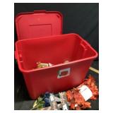 Large tote of Halloween decor
