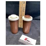 Tupperware salt and pepper shakers