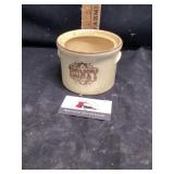 Stoneware crock, honey pot