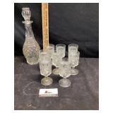 Decanter with glasses