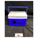 Coleman raccoon Valley bank advertising cooler