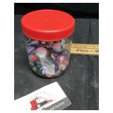 Jar of marbles