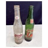 Collector bottles, Lindyï¿½s beverage from Boone,