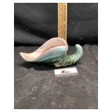 Hull pottery, cornucopia vase