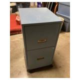 Rolling file box approximately 15 x 18 x 31