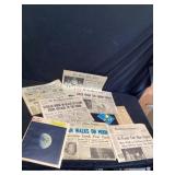 Vintage newspapers