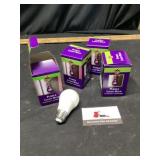 Purple lightbulbs