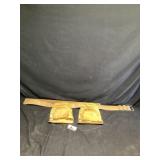 Leather work belt