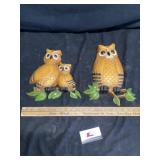 Owl decor plastic