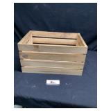 Crate approximately 18 x 12 x 9 1/2 tall