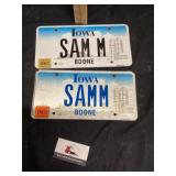 License plates