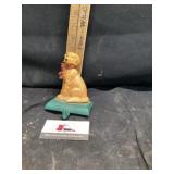 Cast iron dog holder