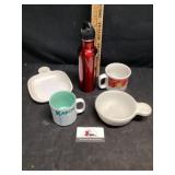 Campbell Soup cup and water bottle