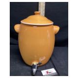 Stoneware crock water cooler