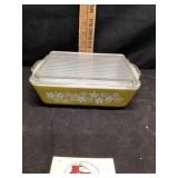 Pyrex number five casserole dish with lid