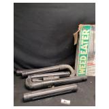 Gutter cleaning kit for gas and electric blowers