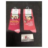 Two left feet socks new