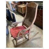 Wooden rocking chair