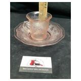 Pink depression, glass