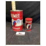 Calumet baking powder containers