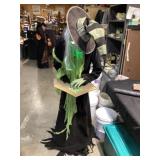 Halloween animated witch approximately 5 feet tall