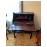 Antique drop front secretary