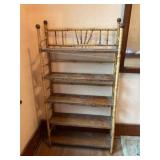 Bamboo style shelf