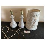 Vintage ceramic lamps