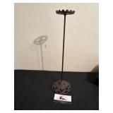 Vintage metal hat display