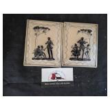 Vintage Silhouette Bubble Glass Prints