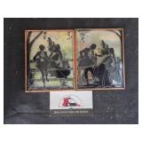 Vintage Silhouette Bubble Glass Frames