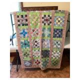 Patchwork Quilt Tied