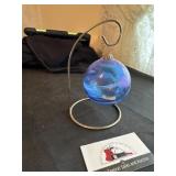 Blue hanging ornament