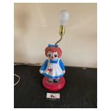 Ceramic Raggady Ann lamp
