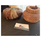 Small sewing baskets