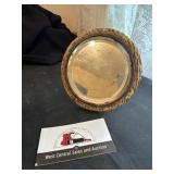 Vintage leaded vanity mirror