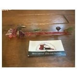 Glass flower pick