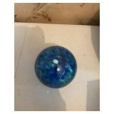 Blown glass witch ball
