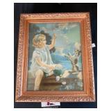 C Moss Framed Print