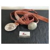 Western belt and Madison Co fair all around buckle
