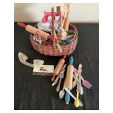 Vintage kitchen utensil toys