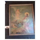 Framed Christ in the Garden of Gethsemane Print