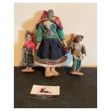 Hand made African dolls