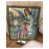 Framed angel art