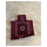 Antique salt bag rug
