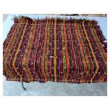 Woven throw rug